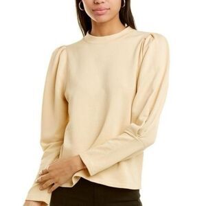 REBECCA TAYLOR, Sweat Shirt, Buttery Yellow, Size XS